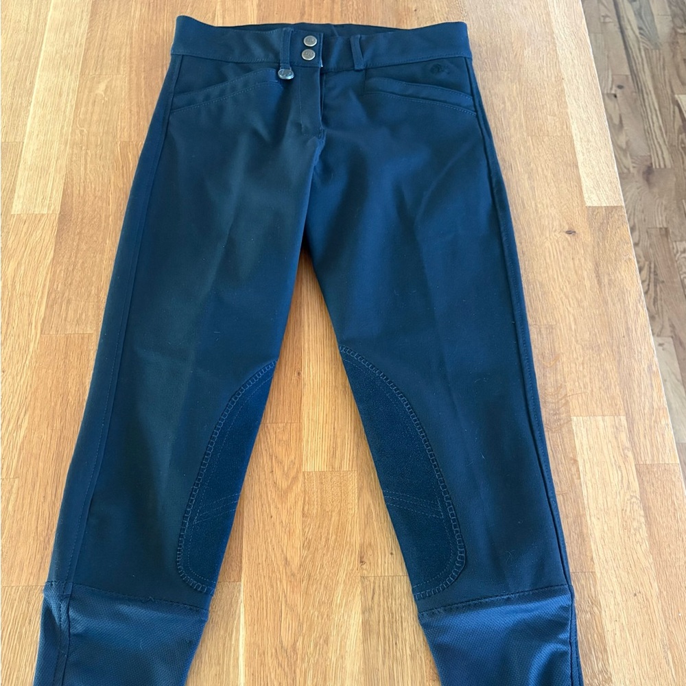 Ovation 'Celebrity' Euroweave DX Breeches in Black Equestrian Pants Size 26R